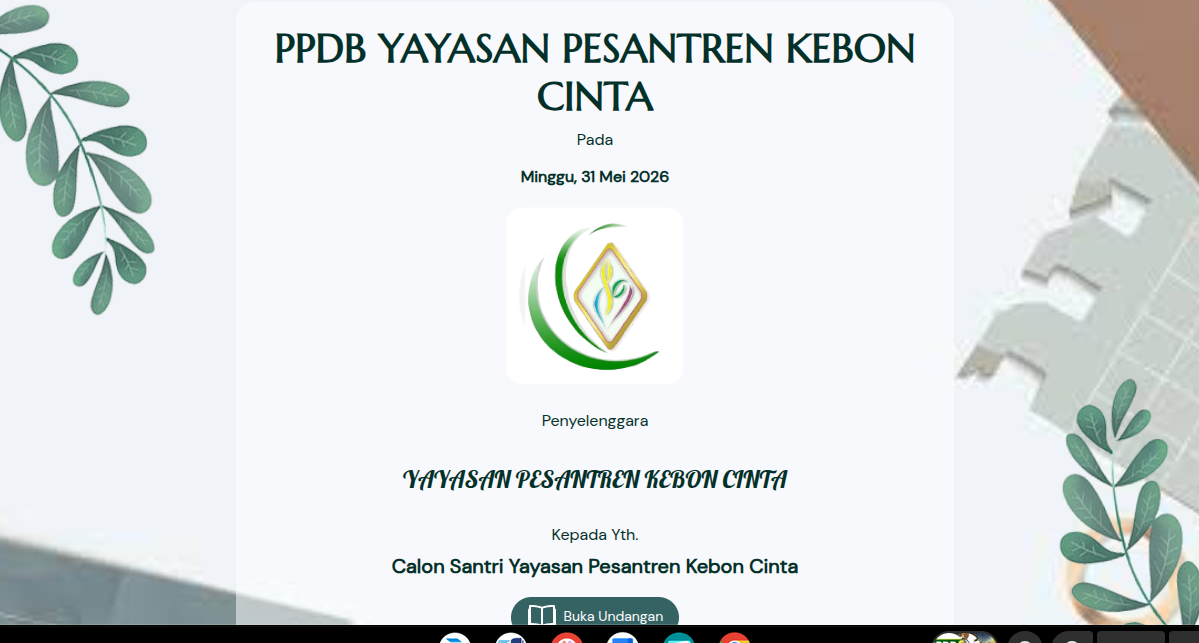Cari Sekolah Berbasis Pesantren? MAS Kebon Cinta Cirebon Buka SPMB 2026/2027